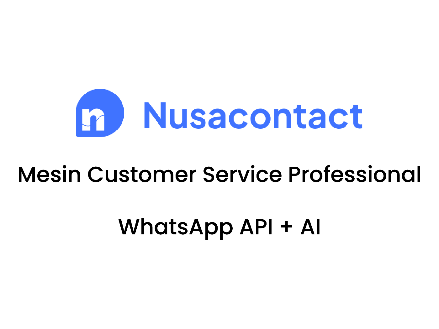 Ilustrasi dasbor nusacontact untuk WhatsApp Business API multi-agen