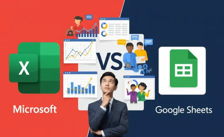 Excel vs Google Sheets: Mana yang Terbaik untuk Kebutuhan Bisnis Anda?