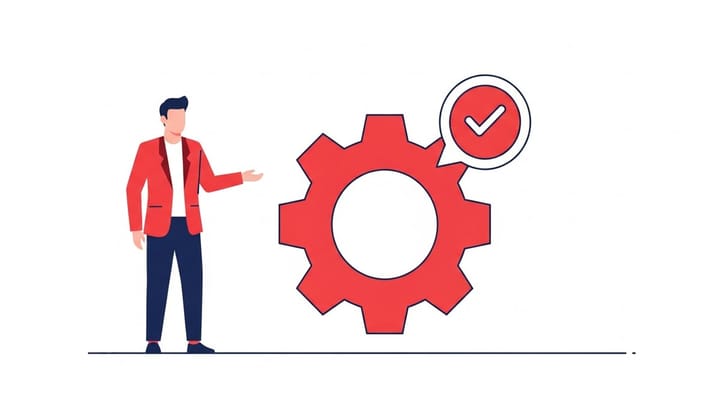 Ilustrasi flat vector profesional mengelola data gaji dengan aplikasi payroll Indonesia yang efisien dan akurat.