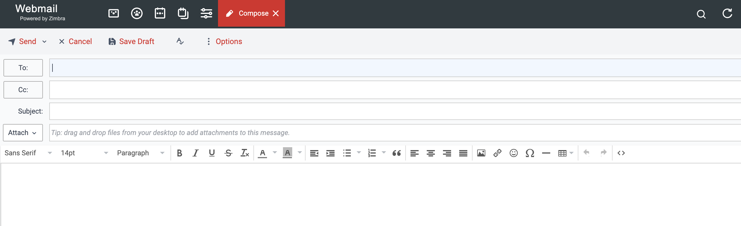Form compose email baru