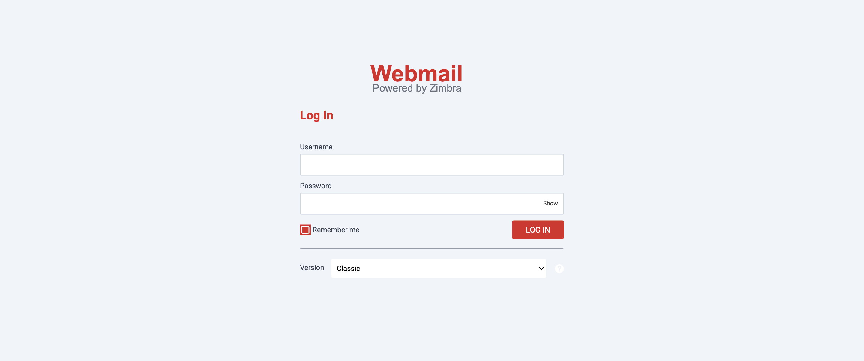 Form login webmail Nusa Cloud Mail