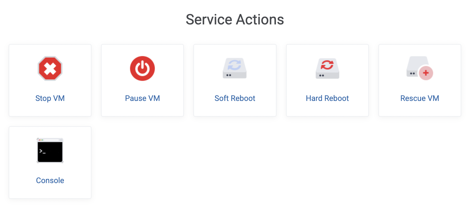 Service Actions
