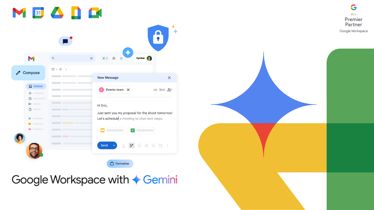 Ilustrasi Google Workspace dengan AI (Dummy)