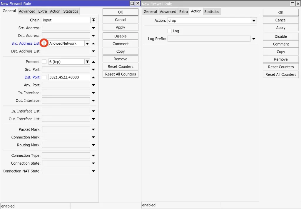 port knocking mikrotik