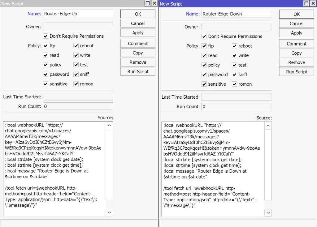 monitoring mikrotik dengan netwatch